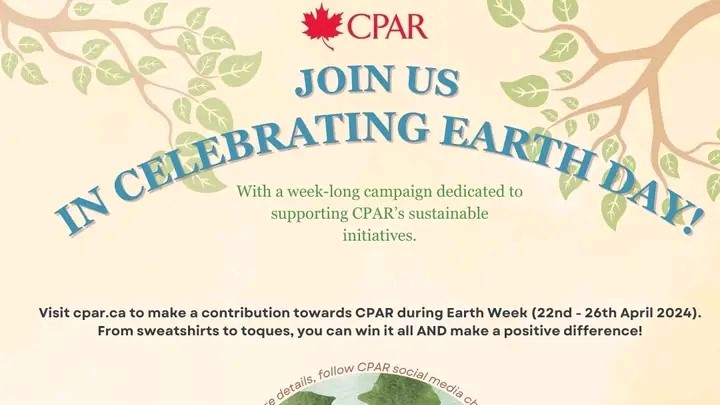 Canadian Physicians for Aid & Relief (CPAR) invites you to join in celebrating Earth Day